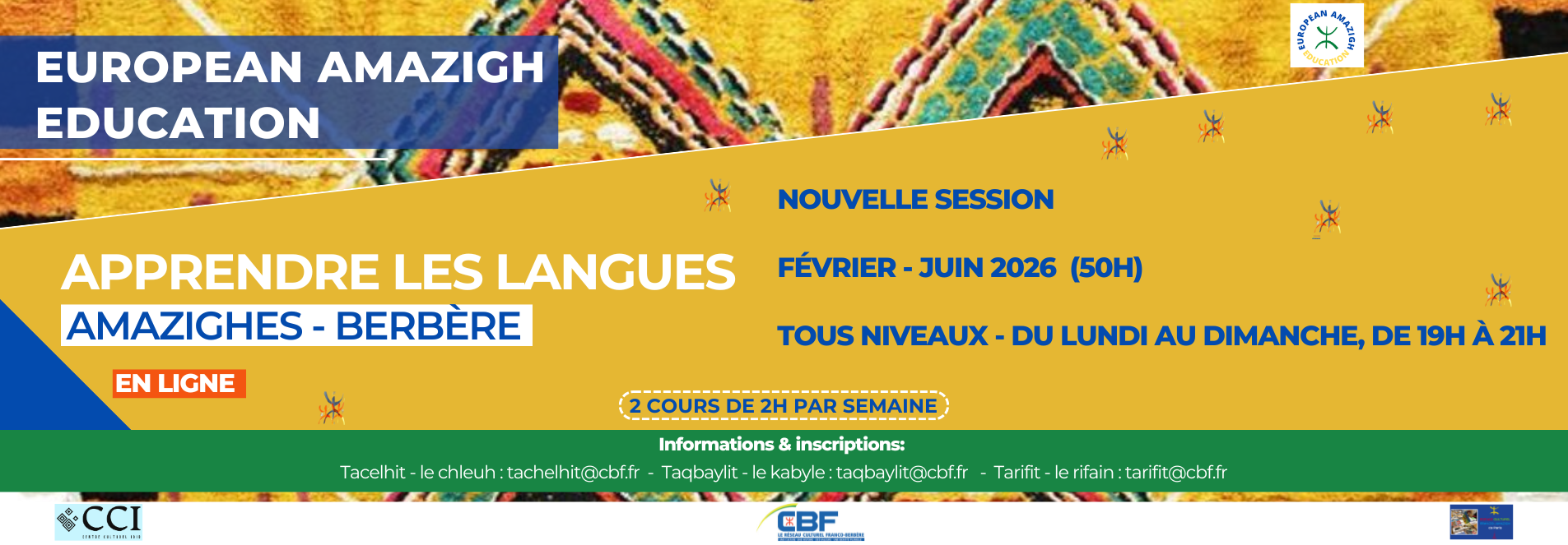 sessions de formation en langues amazighes